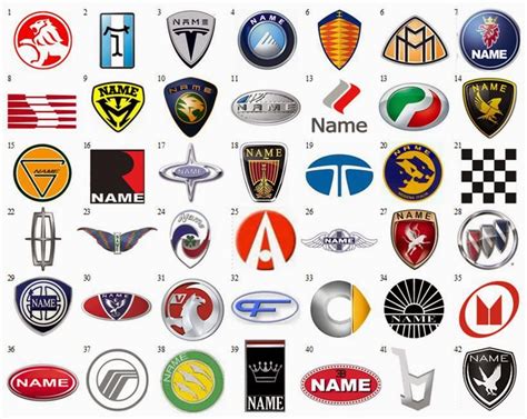 Car Logos Names Of Cars With Pictures - ksiazkomol