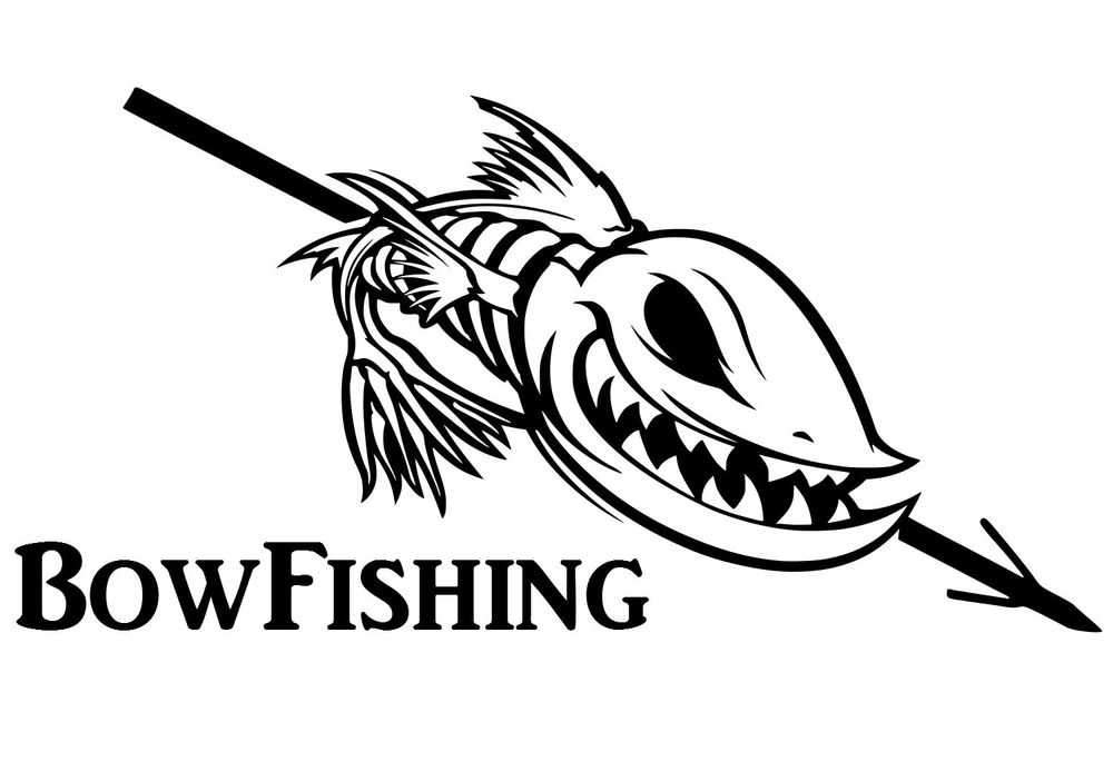 ebay.com. helpful non helpful. bow fishing sticker bowfishing reel fish sli...