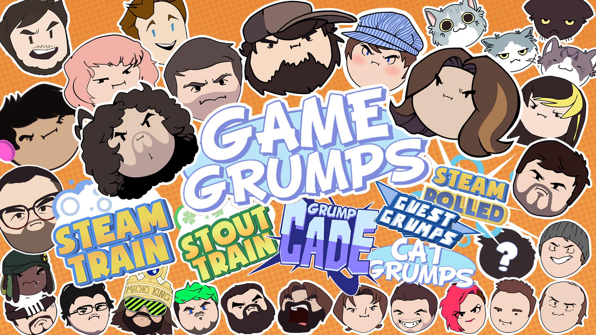 Game Grump Heads and Logos v2.0 : gamegrumps. redo.me.uk. helpful non helpf...