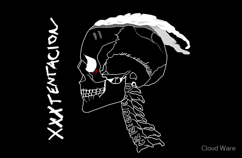 "XXXTentacion Skull" Laptop Skins by Cloud Ware, Redbubble. helpf...
