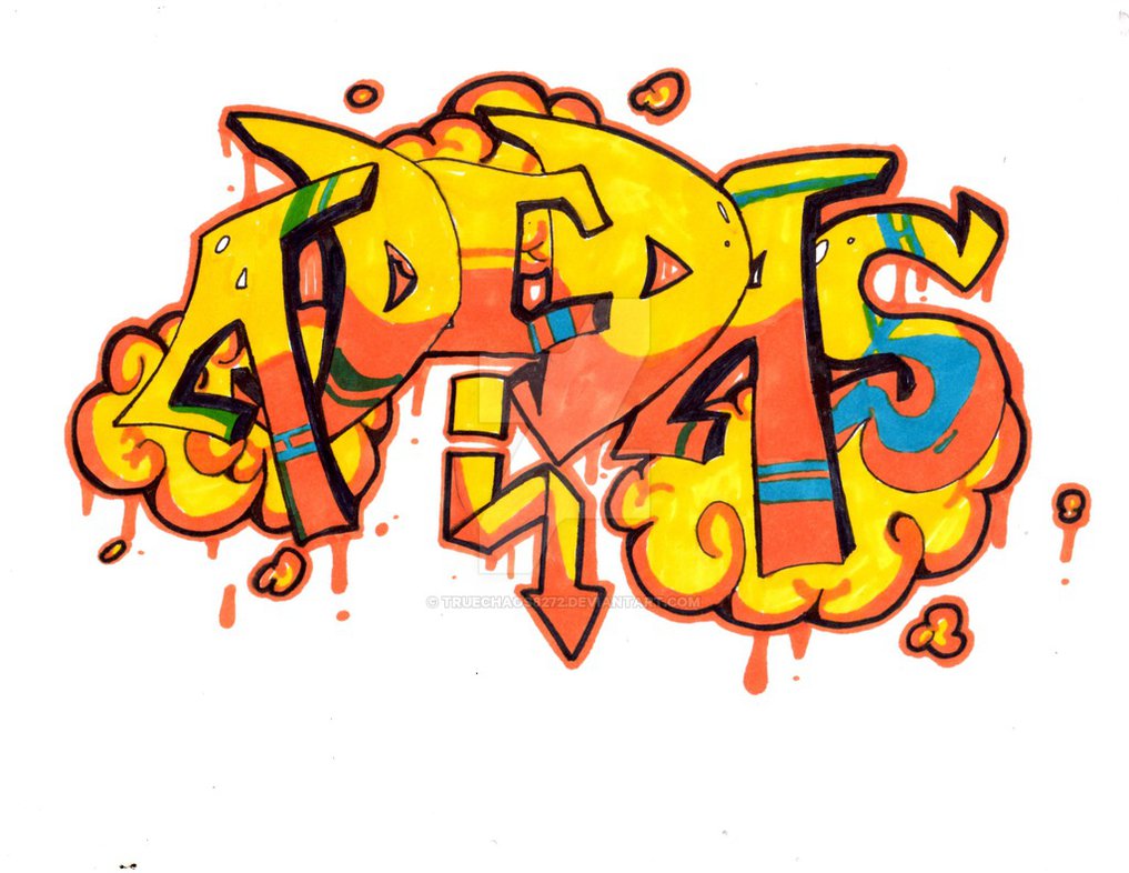 Graffiti Adidas Logos - logo roblox graffiti