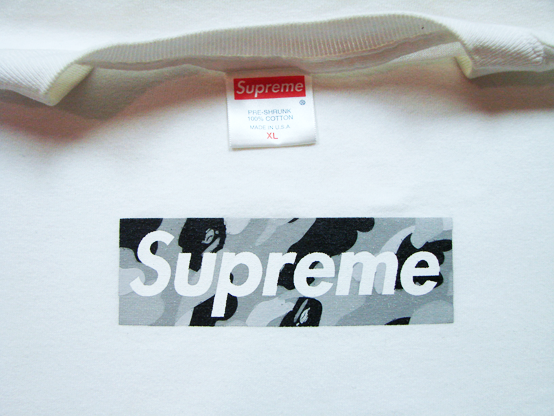 Supreme x bape box Logos