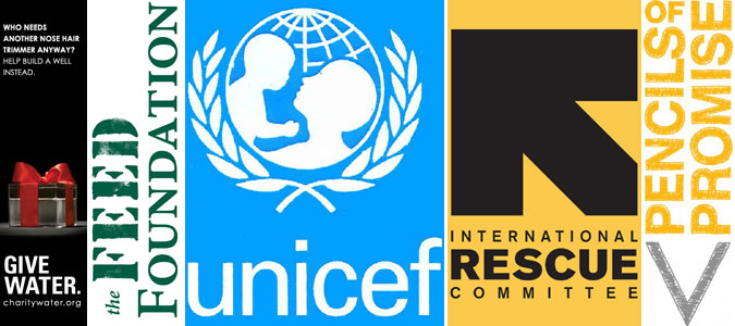 International charity organization Logos