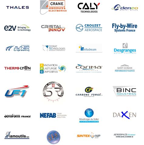 Aerospace company Logos