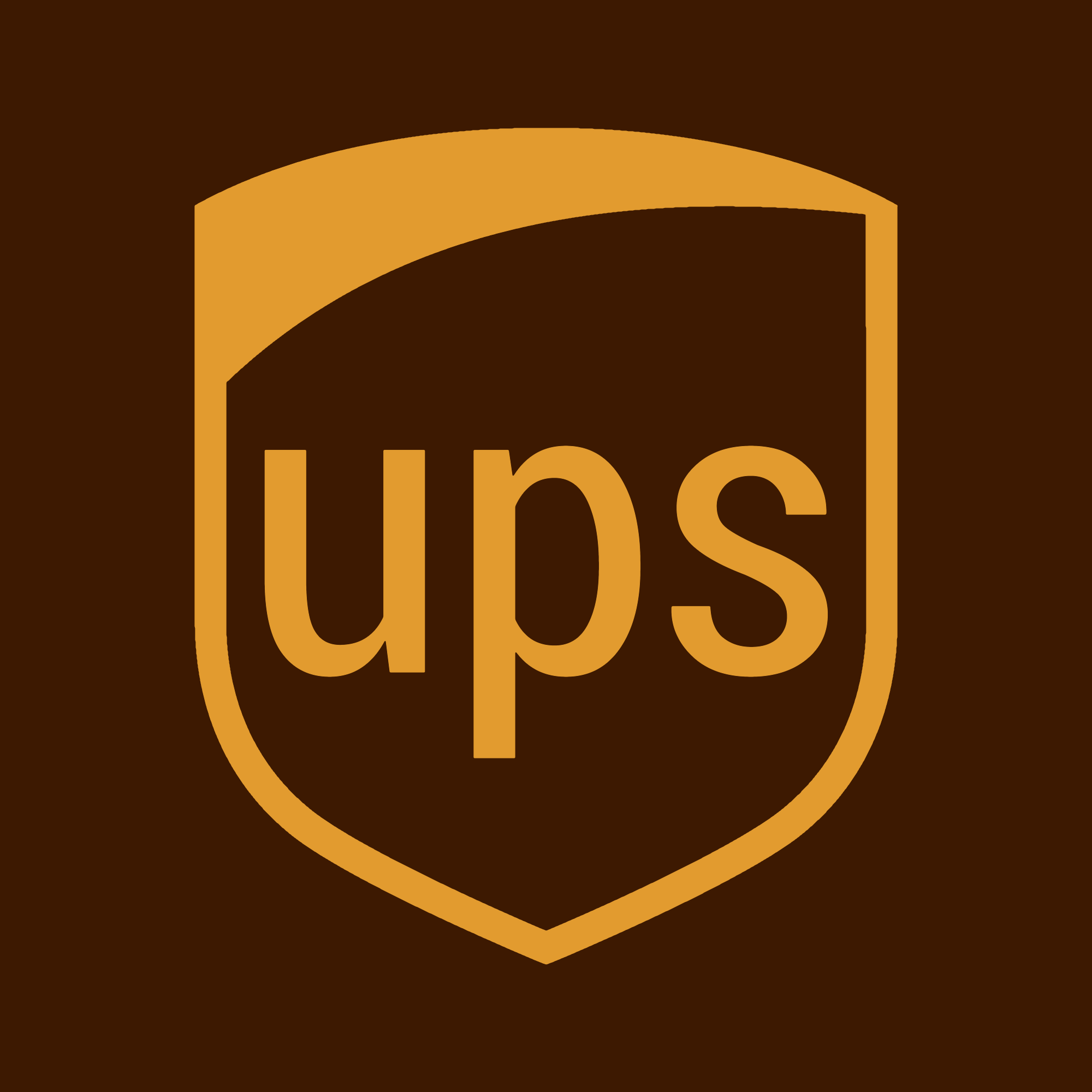 Project, Flat UPS Logo Design Concept, Mr. William Barry. 