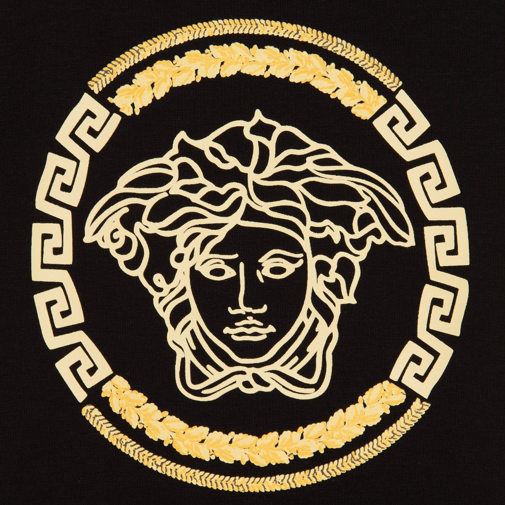 Versace Medusa Gold Logo. 