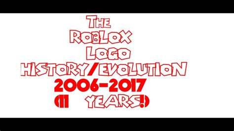Evolution Of Roblox Logos