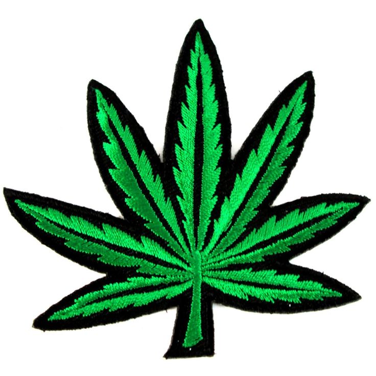 нарисовать лист марихуаны