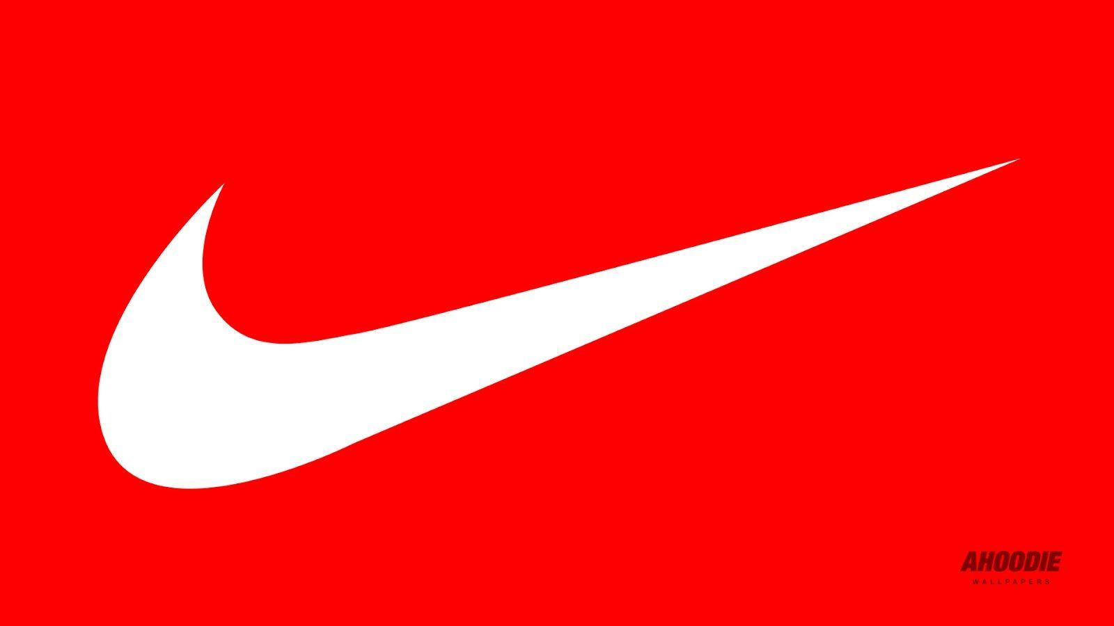 black and red nike logo