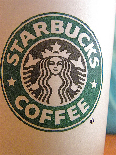 The old Starbucks logo, Flickr, Photo Sharing! 