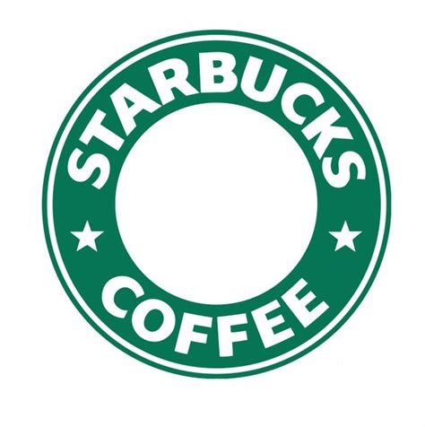 blank starbucks logos