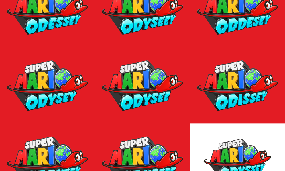 I re, did the Super Mario Odyssey logo for every incorrect. 