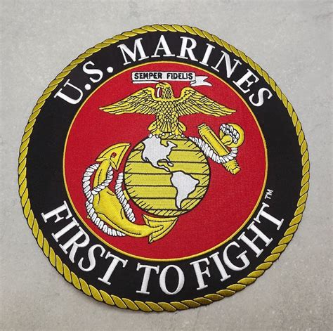 Marine corps USMC patch large logo semper fi xlg new 10. 