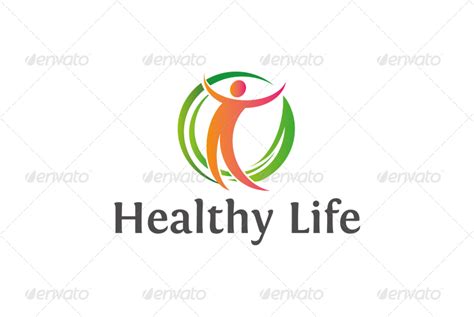Download Free Healthy Life Logos PSD Mockup Template
