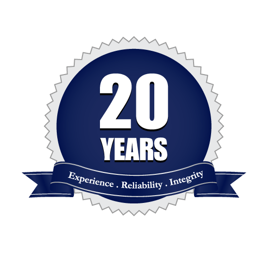 20 Years. 20 Years experience. 20 Years logo. Years of experience.