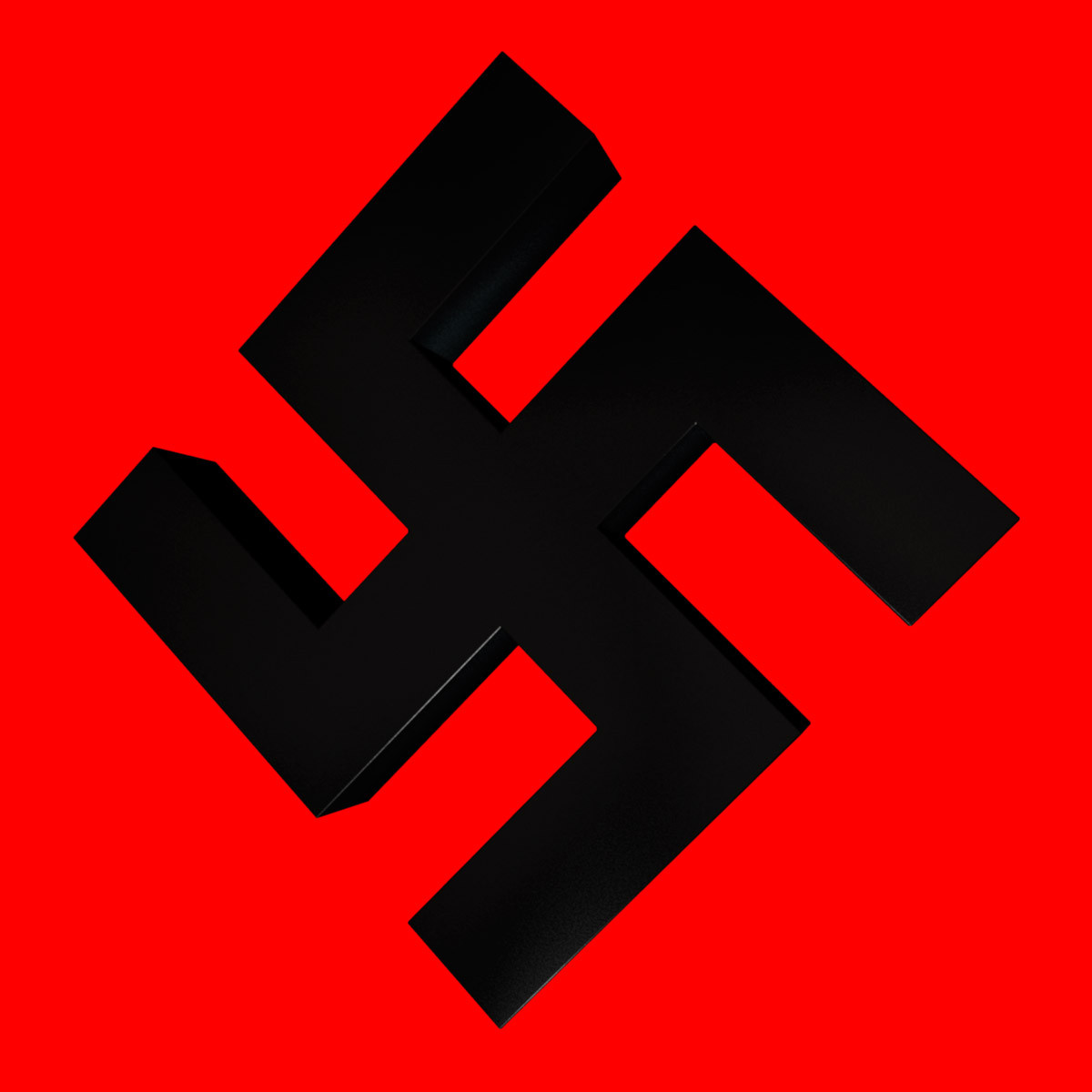 Символ зиги. Символ фашистской свастики.