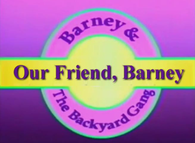 Image, Our Friend, Barney Logo.png, Custom Barney Wiki.