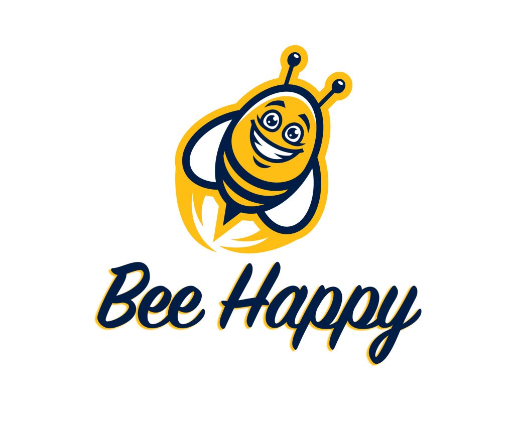 Bi happy. Билайн би Happy. Пчелка би Хэппи. Bee Happy logo. Логотип Хэппи мед.