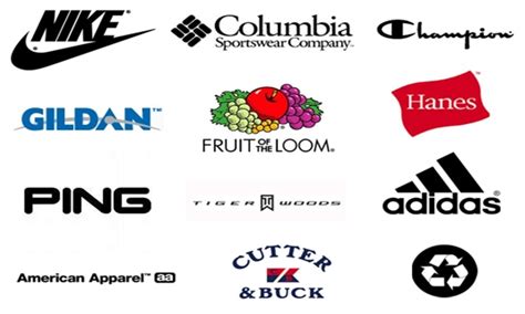 American sportswear company Logos