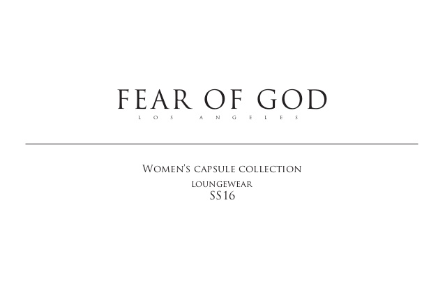 Fear of god Logos