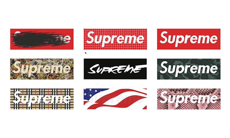 Supreme Red Box Logos