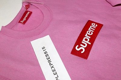 Supreme Pink Box Logos - supreme box logo crew white roblox