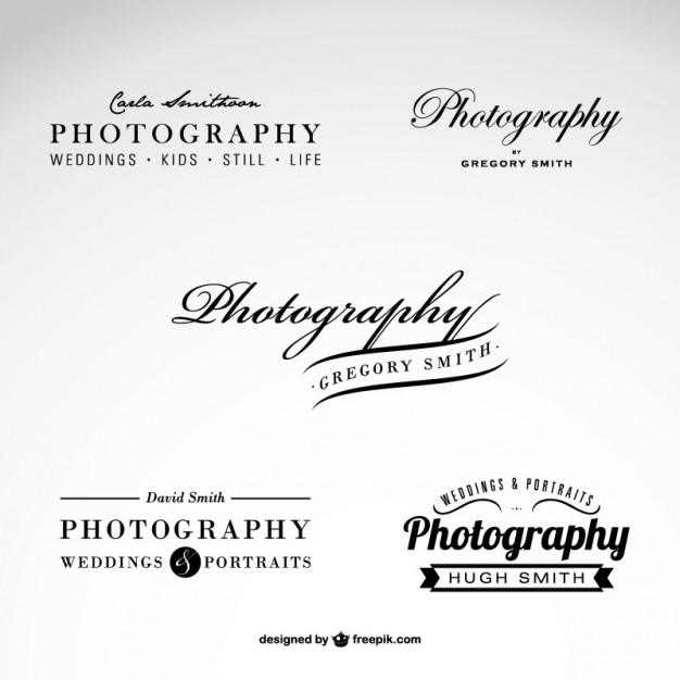 Photography Name Logos