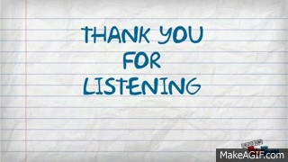 Thank You For Listening Logos