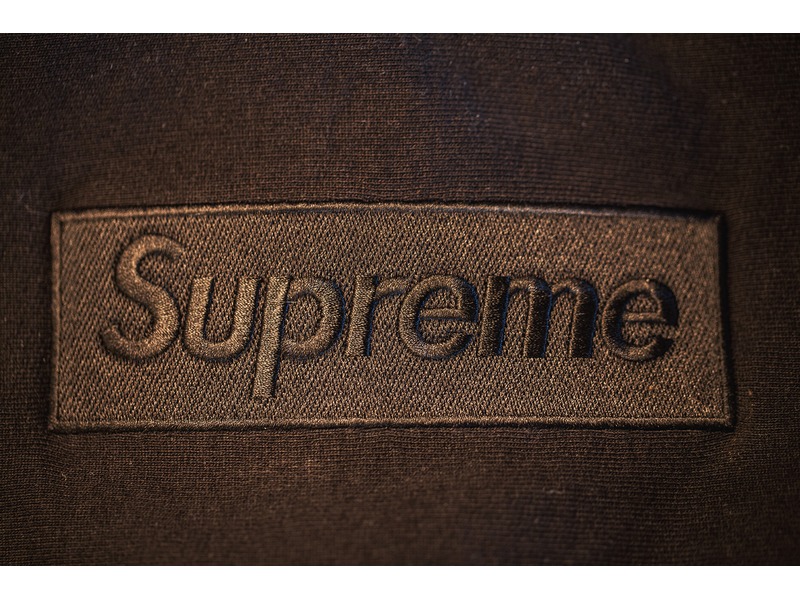 Supreme Box Logo Hoodie Tonal Black : Featuring a drawstring hood, long