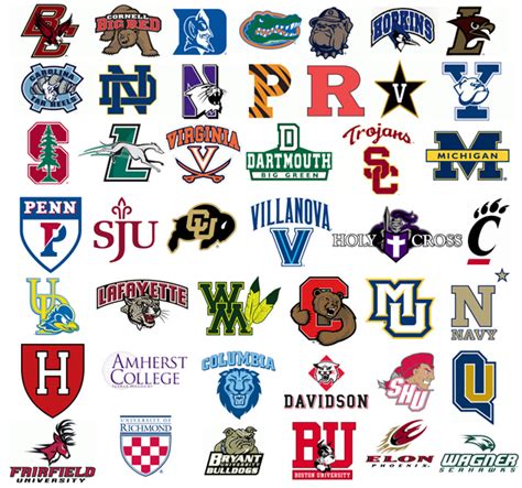 College lacrosse Logos