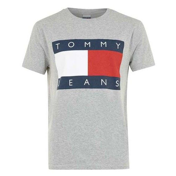 tommy jeans big logo t shirt