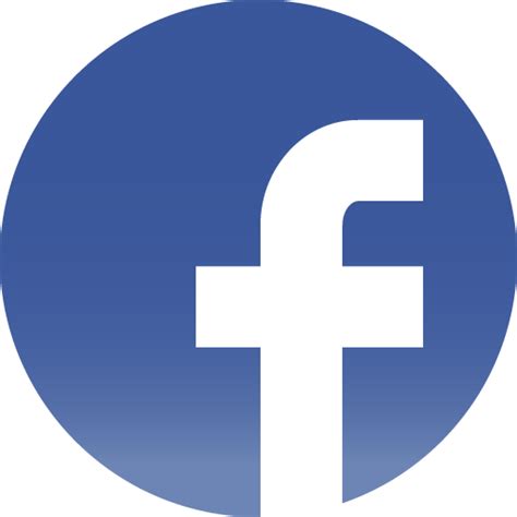 Round facebook Logos
