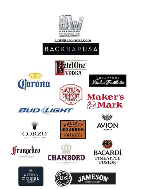 Alcohol Brand Logos