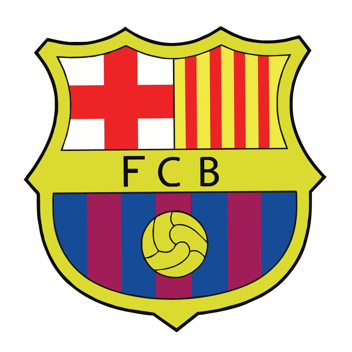 Barca Logo / FC Barcelona new logo in (.EPS + .AI) free download