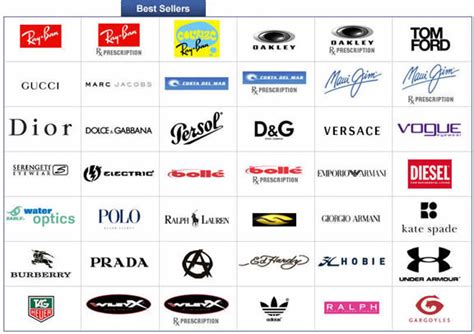 Glasses brands Logos