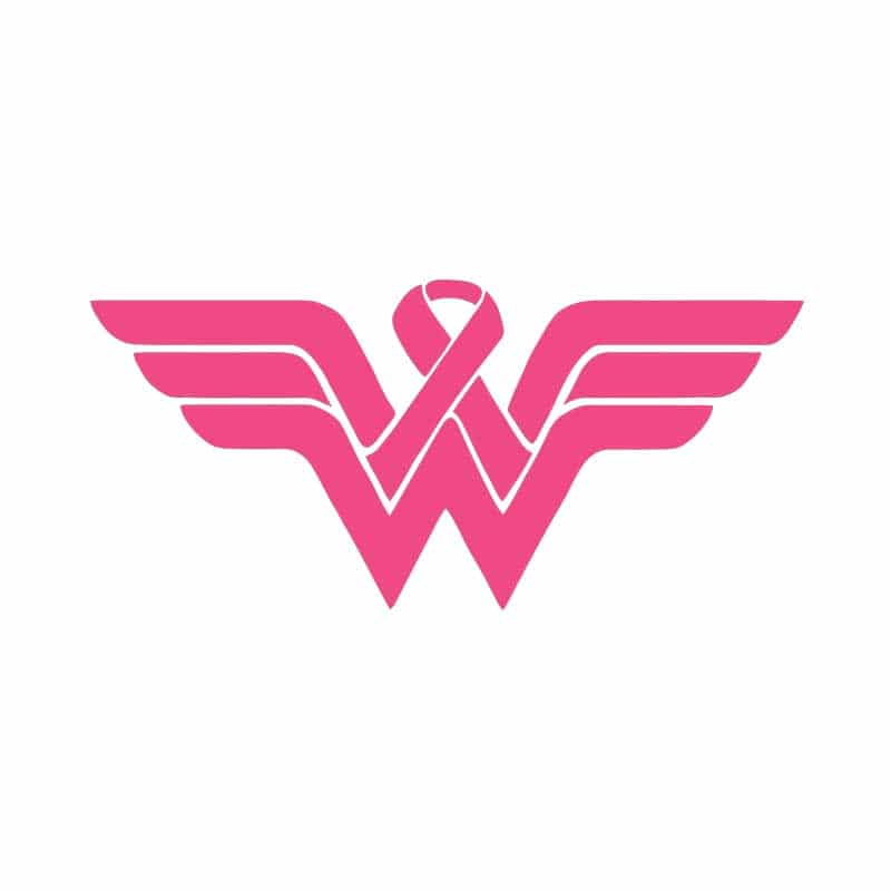 Wonder Woman Breast Cancer logo Póló, Wonder Woman. pamutlabor.hu. 