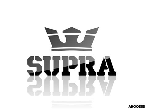 supra footwear font