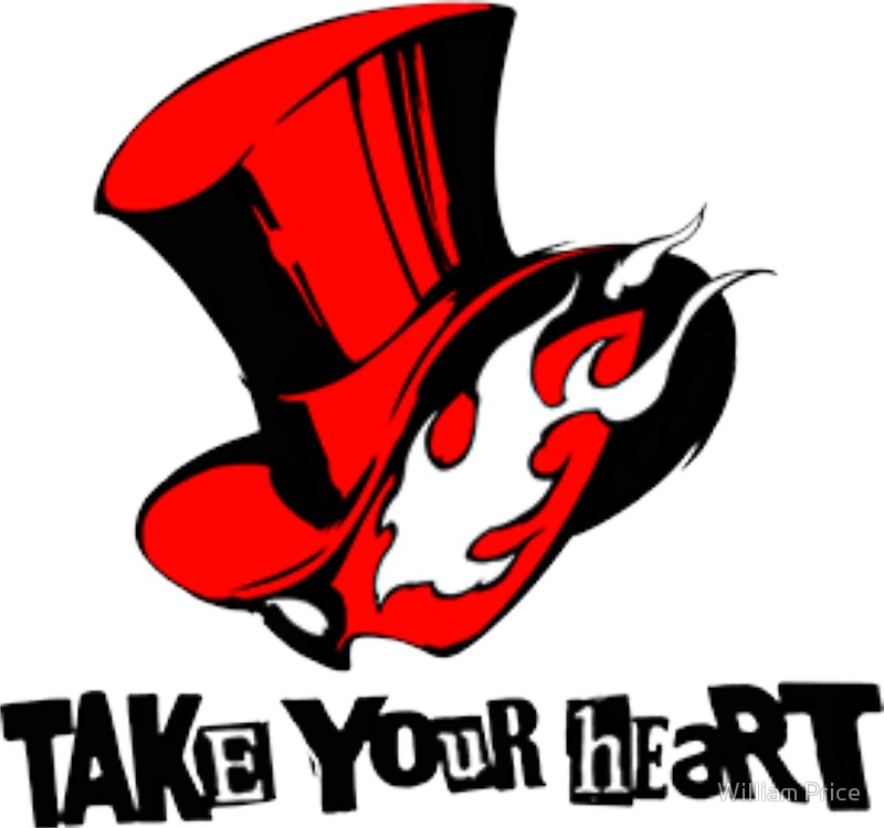 Take your hat. Persona 5 логотип. Персона 5 значок. Take your Heart persona 5.