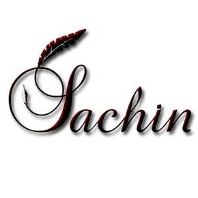 Sachin name Logos