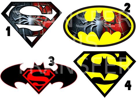Spiderman And Batman Logos - batman y roblox