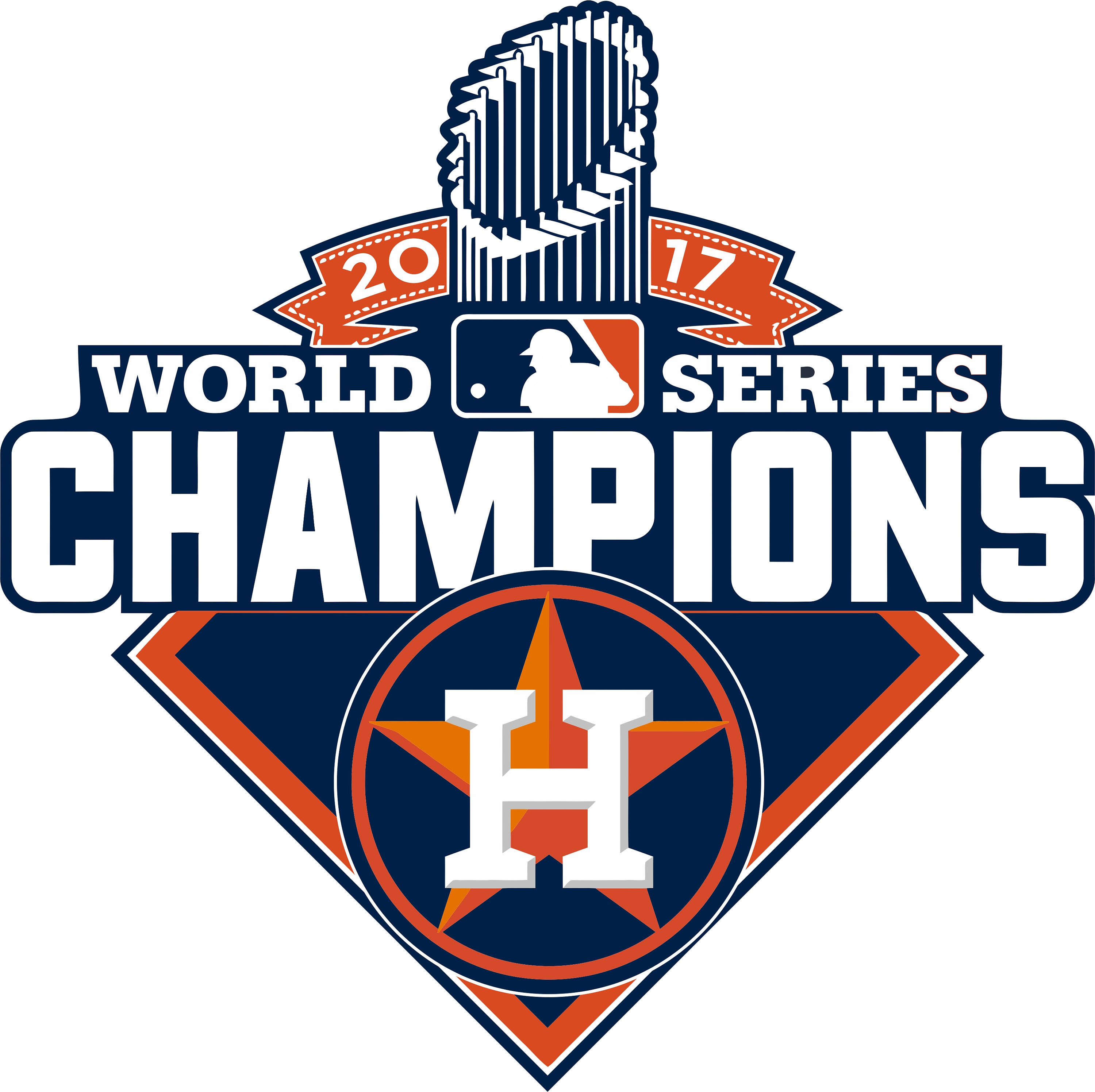 Houston Astros WORLD SERIES DE 2017 champs 9.25" ou 12" Horloge Murale 