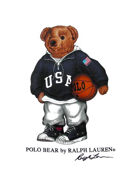 polo with teddy bear logo