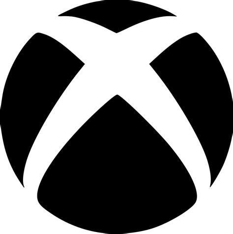 Black xbox Logos