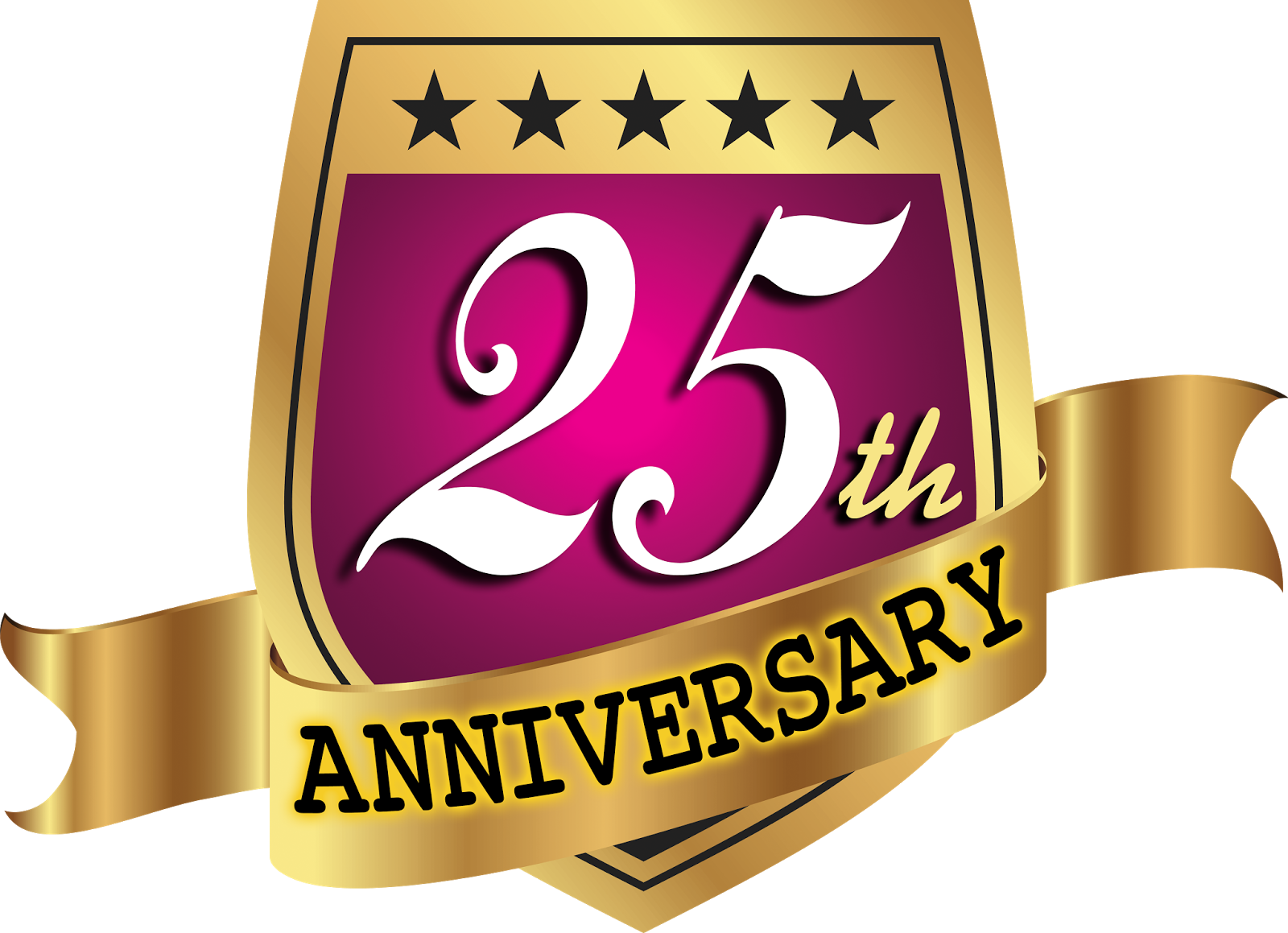 25th Anniversary Logos