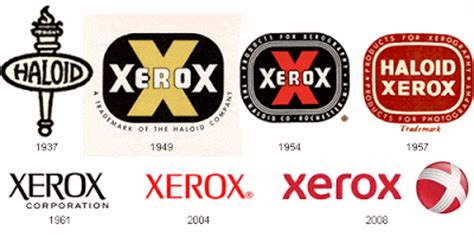 Xerox Old Logos