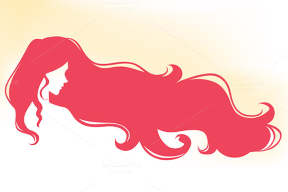 Long hair Logos