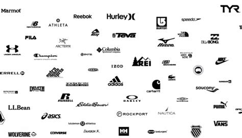 Activewear brand Logos