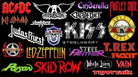 CRMla: 80s Heavy Metal Band Logos
