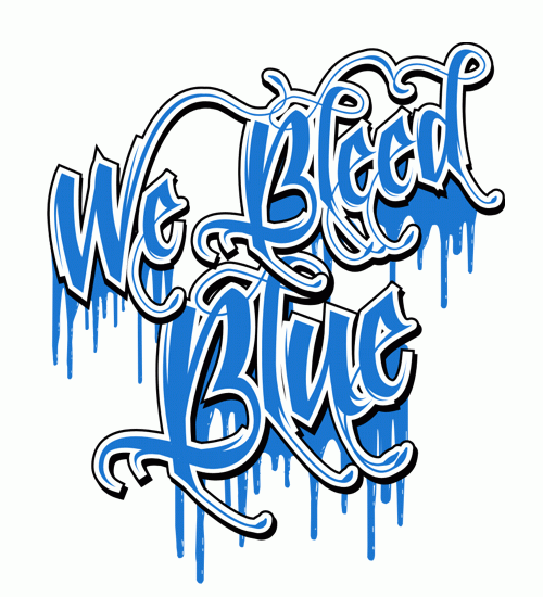 Bleed blue Logos