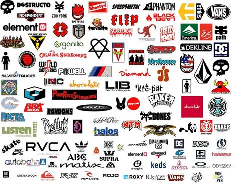Skateboard Brands Logos SVG Bundle Vectorency | ubicaciondepersonas ...